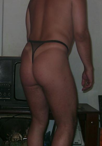 16P I'm in black thong