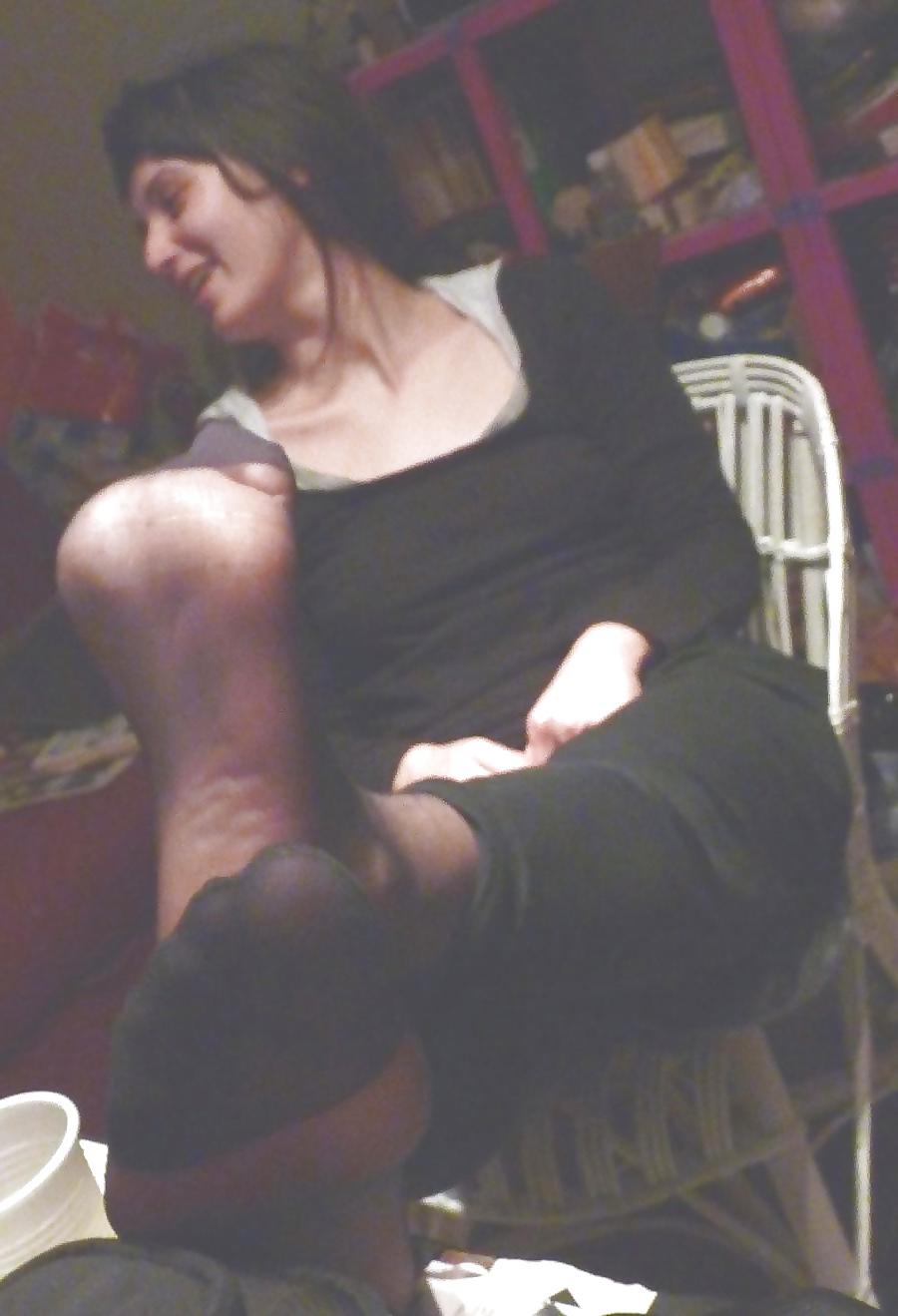 25P Serbian girl and her pantyhose fantasy