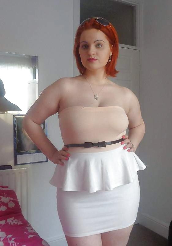 7P Red head Joanna hot big ass and wide hips