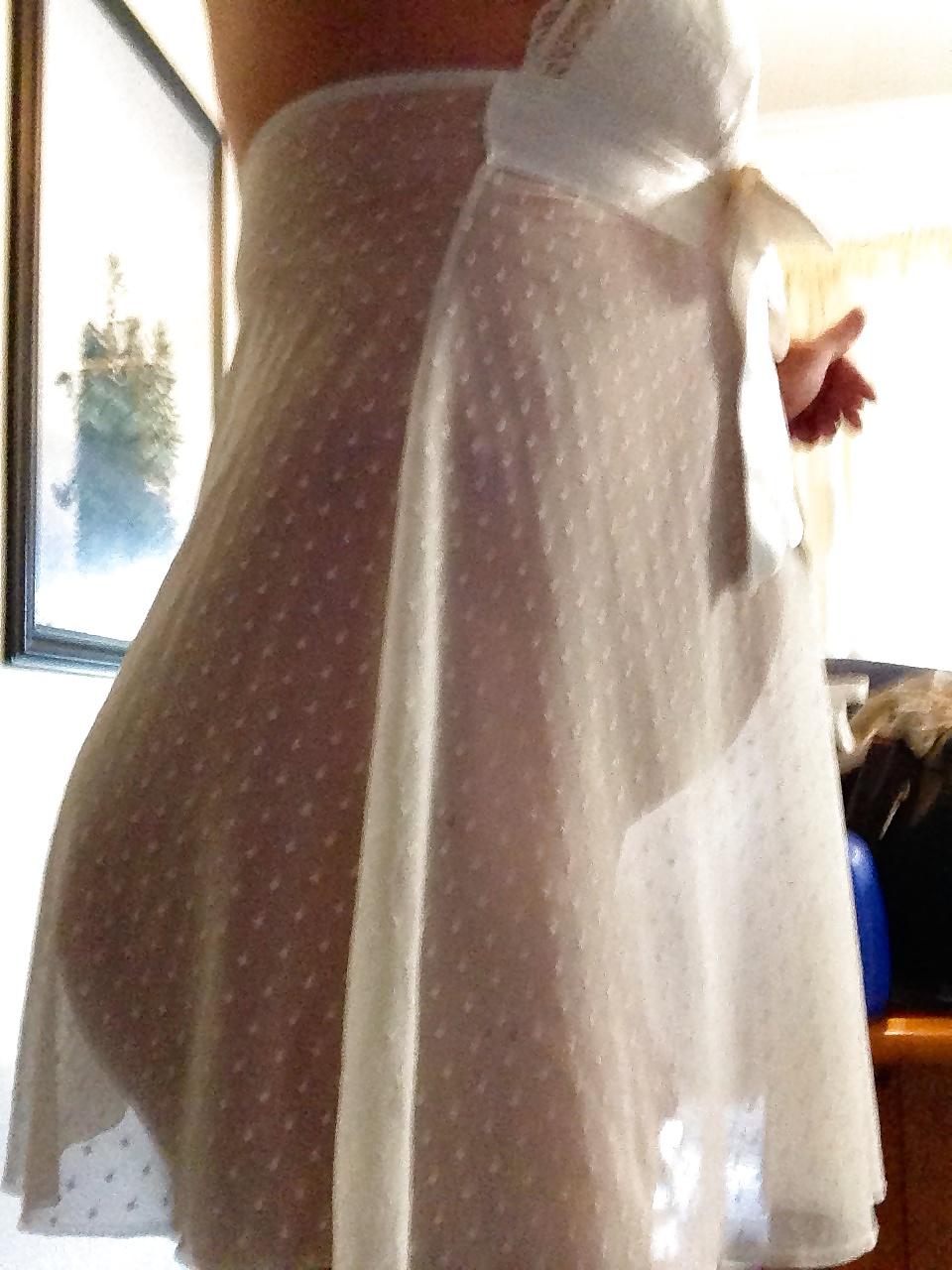 25P Curvy pregnant teen slut in see through dress
