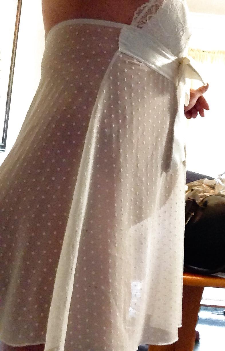 25P Curvy pregnant teen slut in see through dress