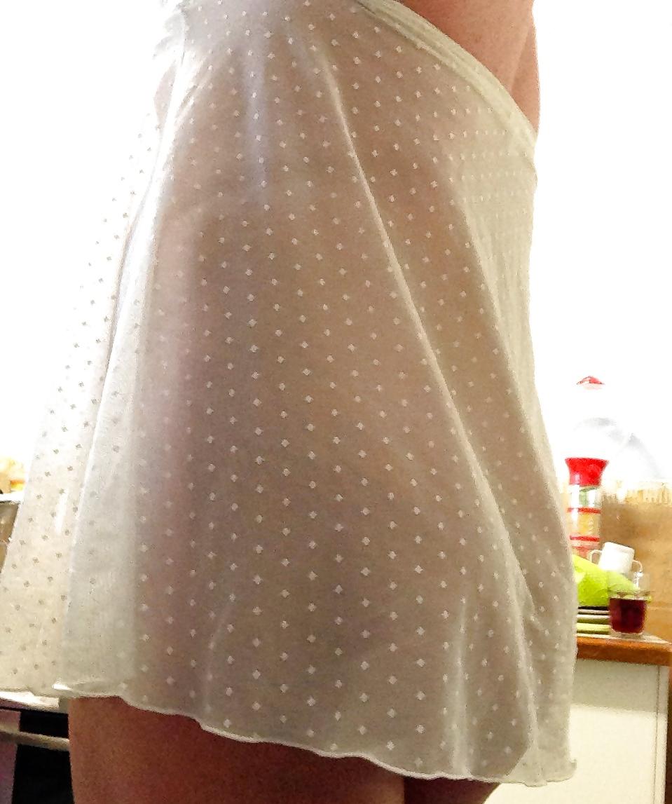 25P Curvy pregnant teen slut in see through dress