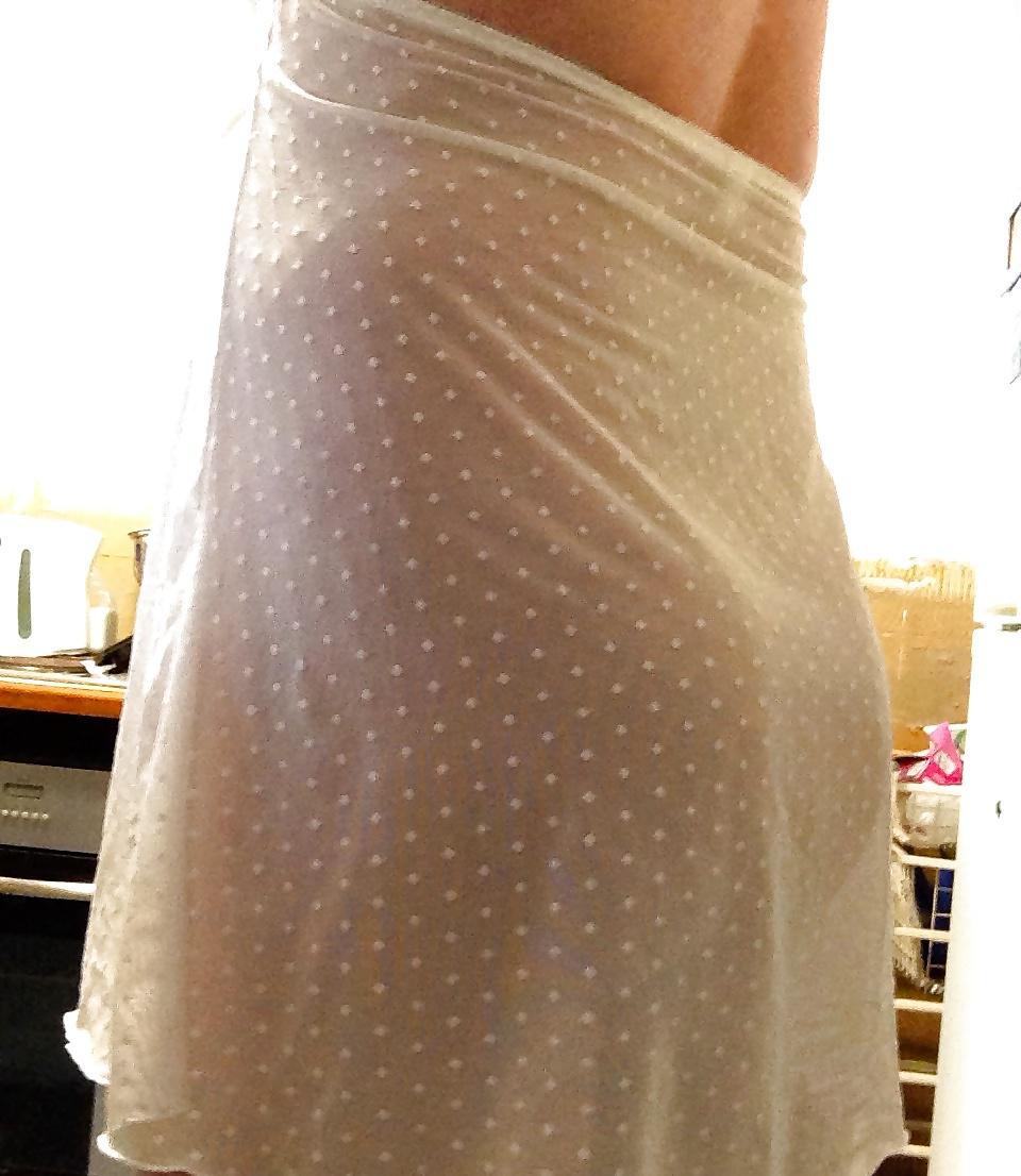 25P Curvy pregnant teen slut in see through dress