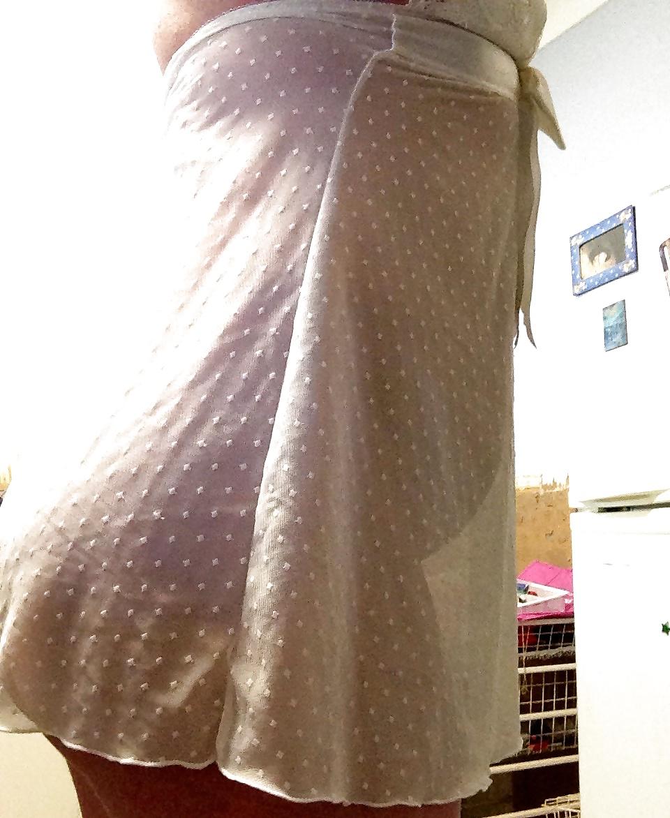 25P Curvy pregnant teen slut in see through dress