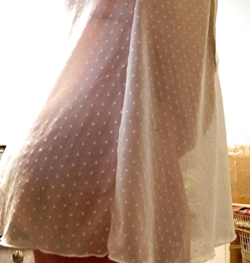 25P Curvy pregnant teen slut in see through dress