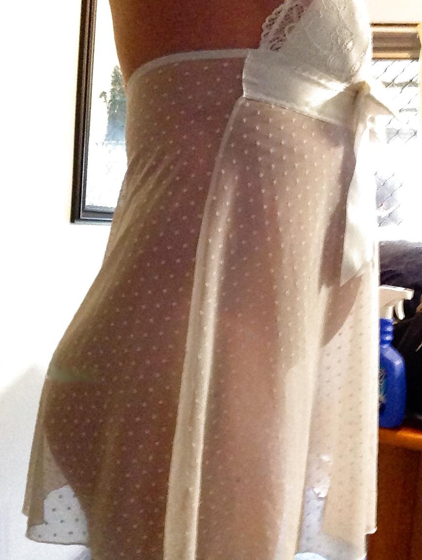 25P Curvy pregnant teen slut in see through dress
