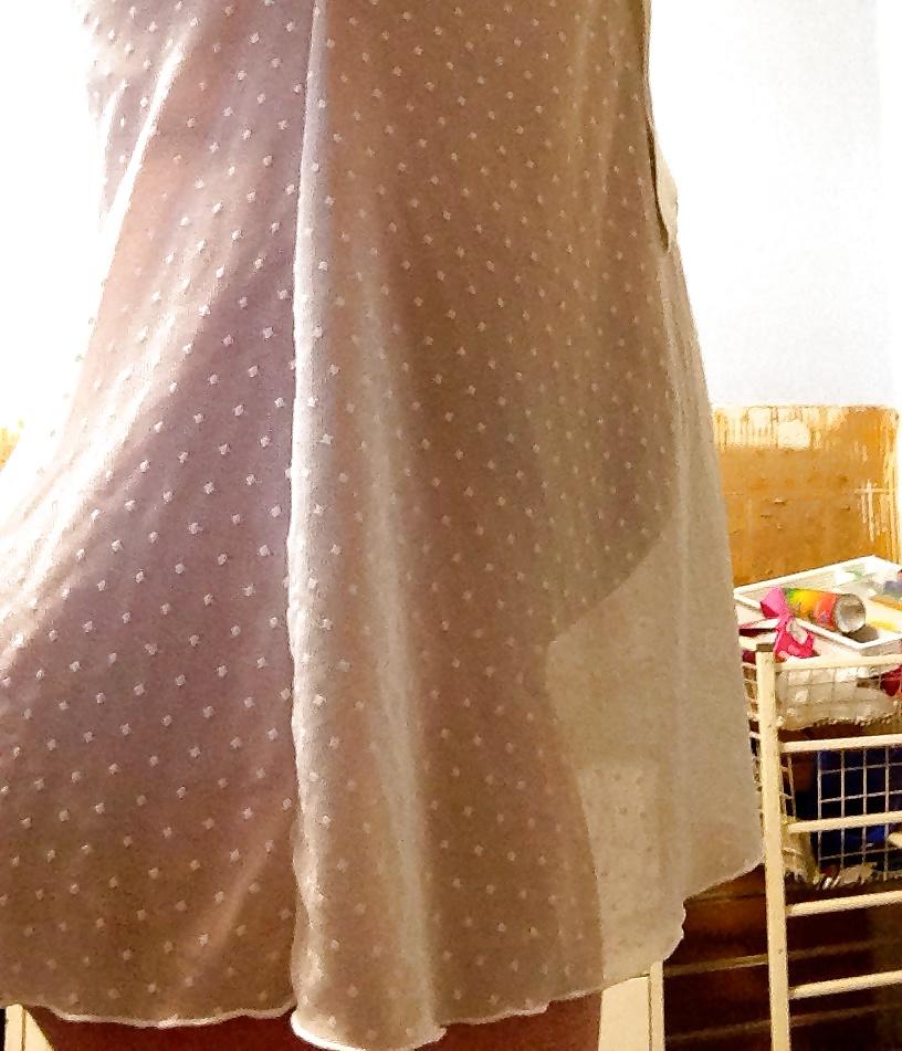 25P Curvy pregnant teen slut in see through dress