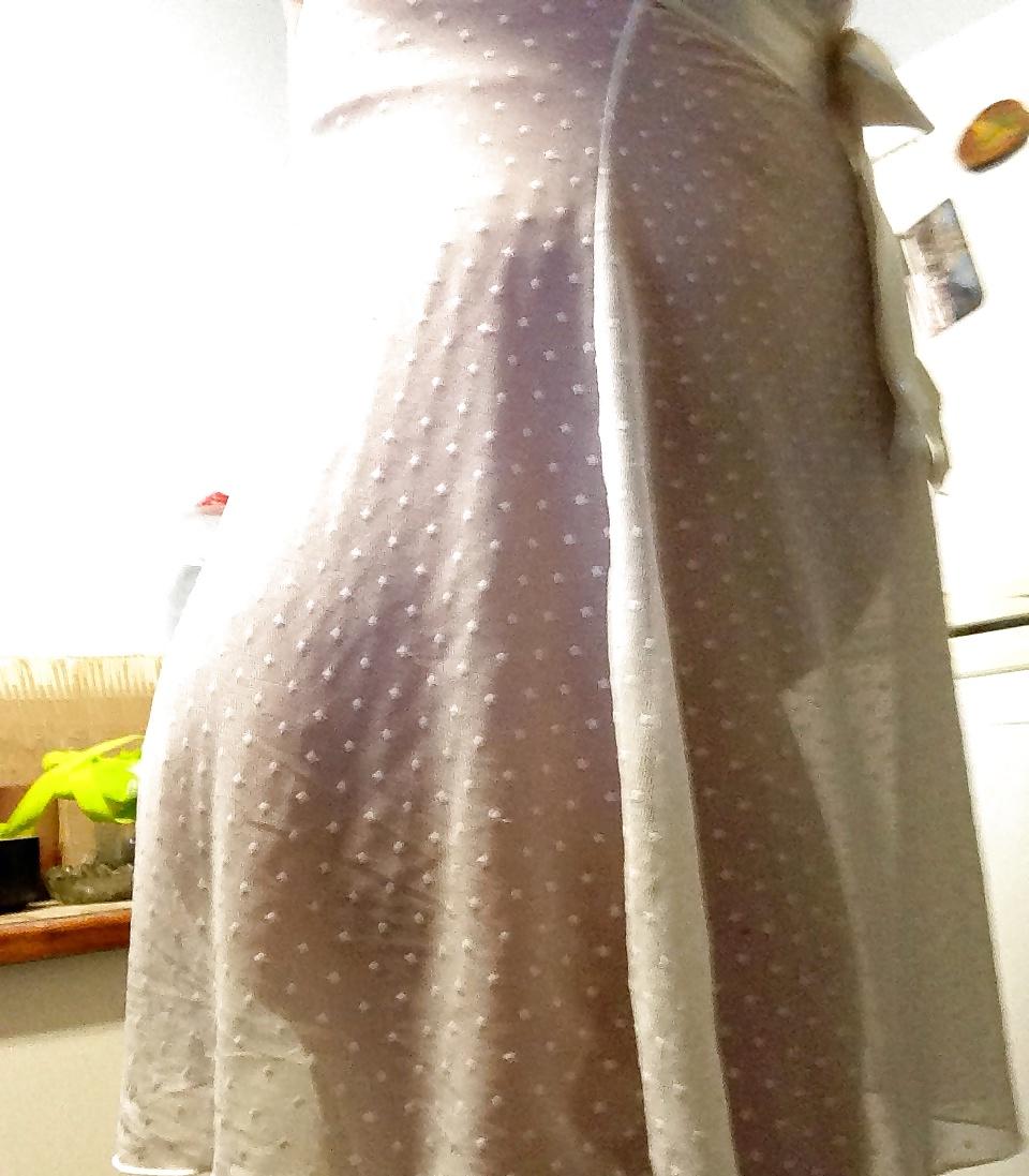 25P Curvy pregnant teen slut in see through dress