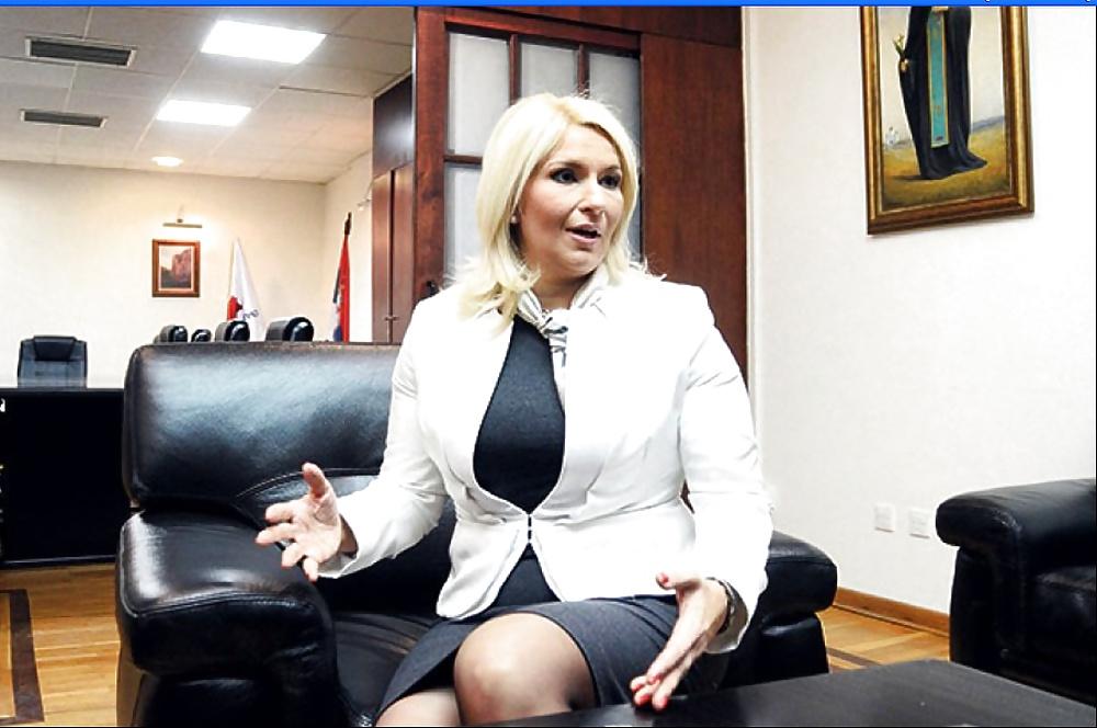 25P Love jerking off to conservative Zorana Mihajlovic