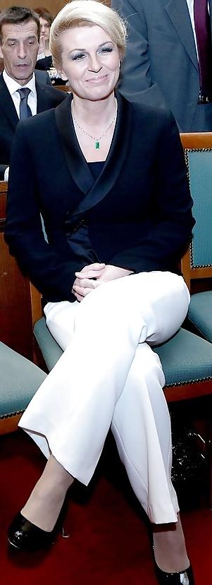 25P Love jerking off to conservative Kolinda Grabar-Kitarovic