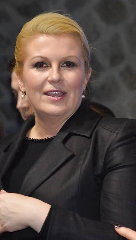 25P Love jerking off to conservative Kolinda Grabar-Kitarovic