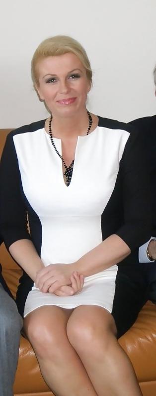 25P Love jerking off to conservative Kolinda Grabar-Kitarovic