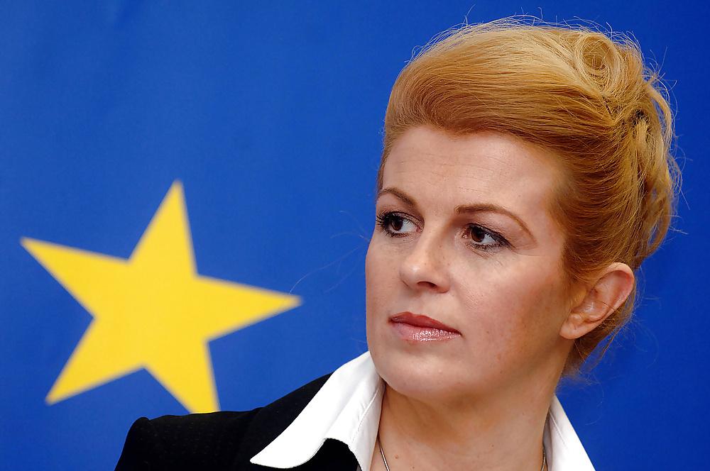 25P Love jerking off to conservative Kolinda Grabar-Kitarovic