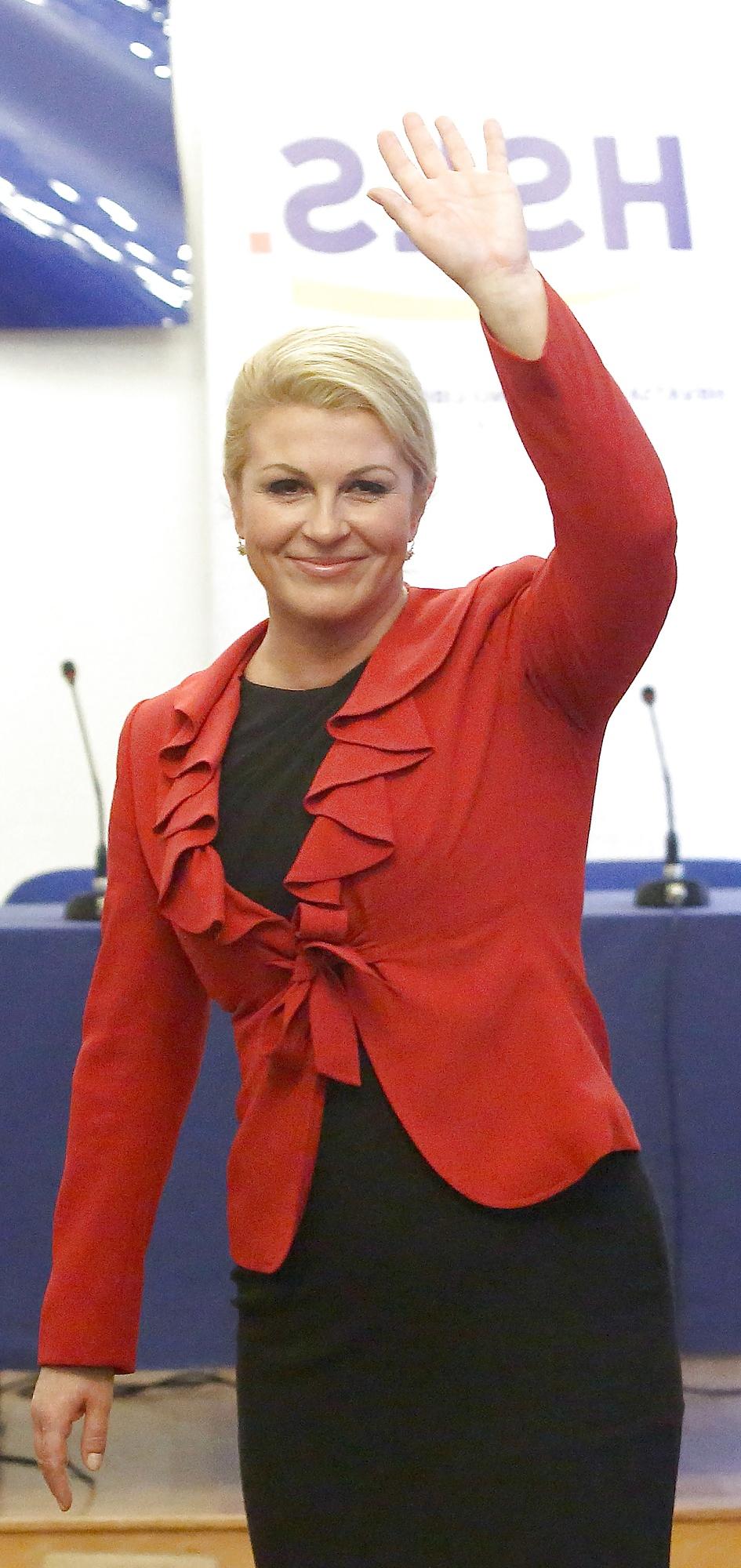 25P Love jerking off to conservative Kolinda Grabar-Kitarovic