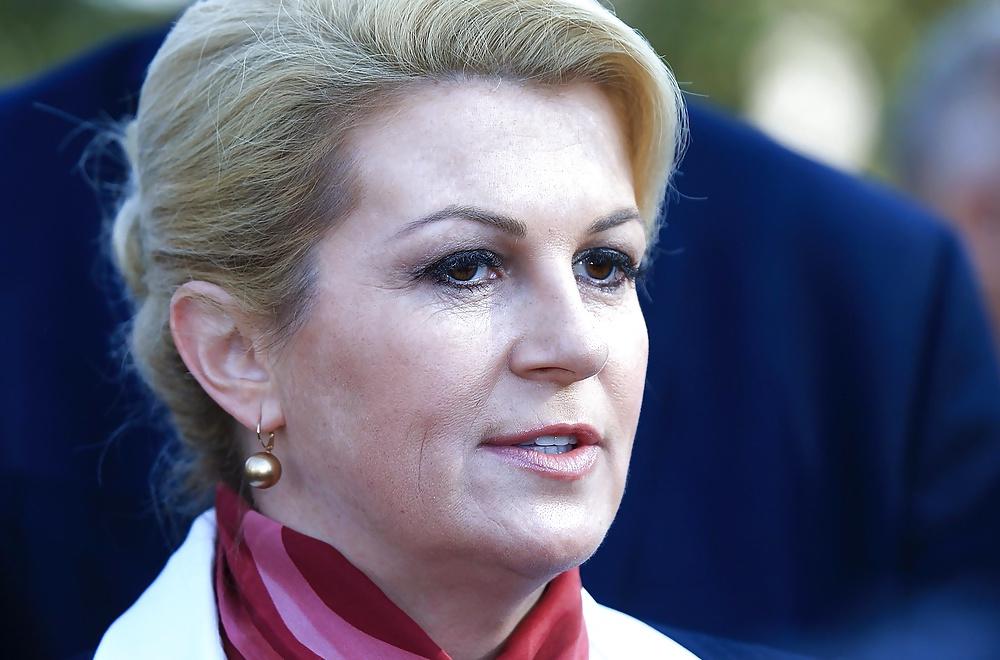 25P Love jerking off to conservative Kolinda Grabar-Kitarovic