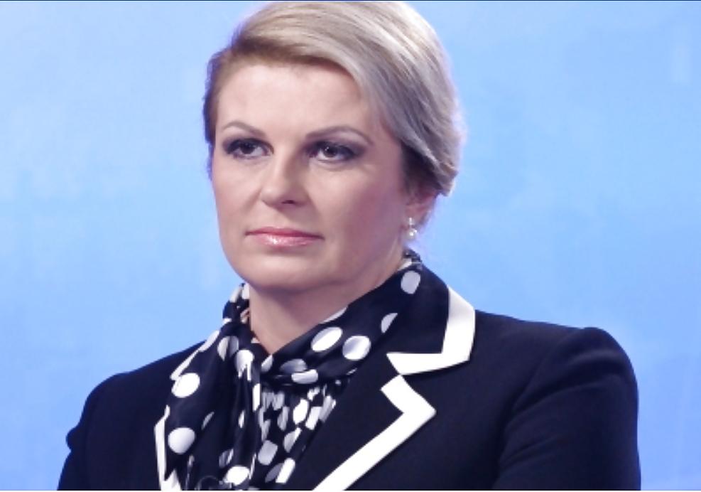 25P Love jerking off to conservative Kolinda Grabar-Kitarovic