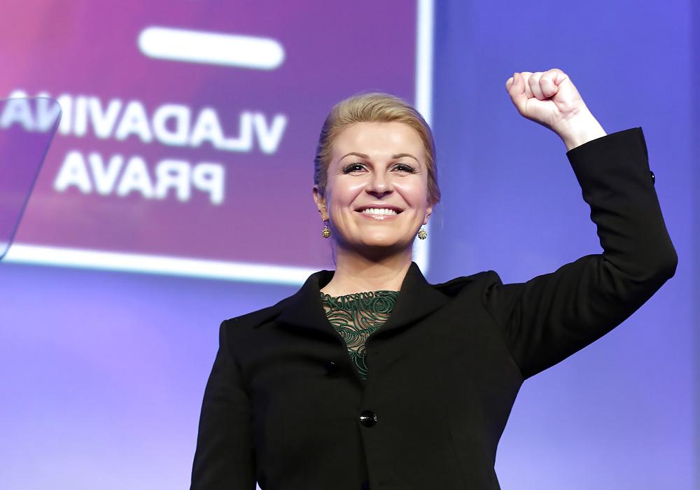 25P Love jerking off to conservative Kolinda Grabar-Kitarovic
