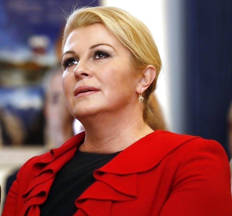 25P Love jerking off to conservative Kolinda Grabar-Kitarovic