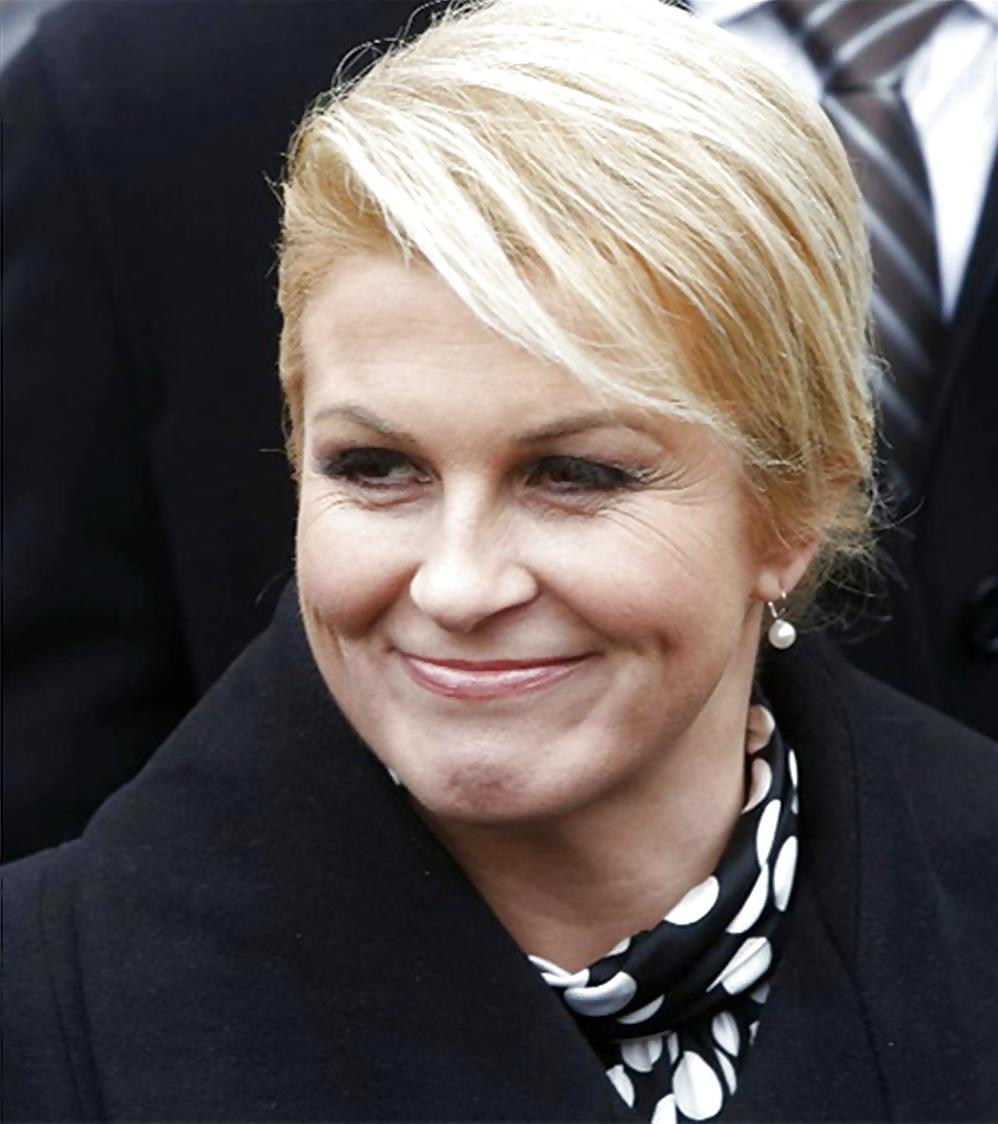 25P Love jerking off to conservative Kolinda Grabar-Kitarovic