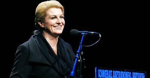 25P Love jerking off to conservative Kolinda Grabar-Kitarovic