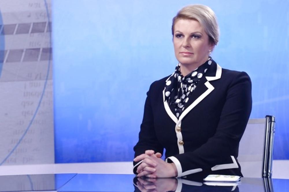 25P Love jerking off to conservative Kolinda Grabar-Kitarovic