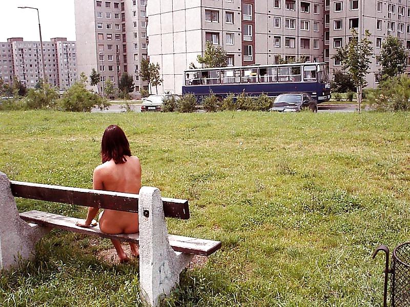 25P Budapest public nude 7