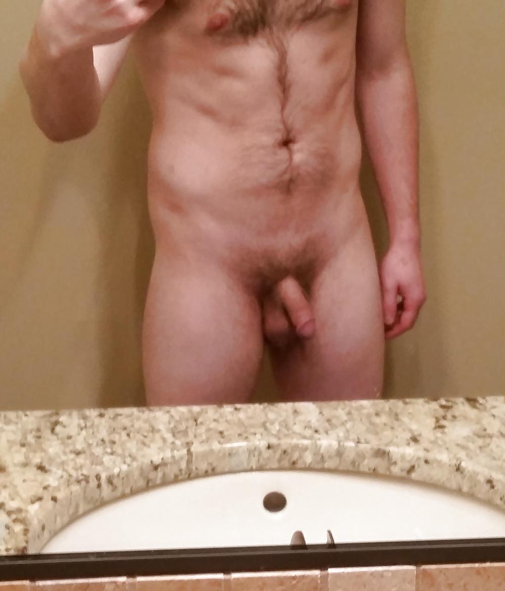 10P Sexy young man body and cock on vacation in bathroom