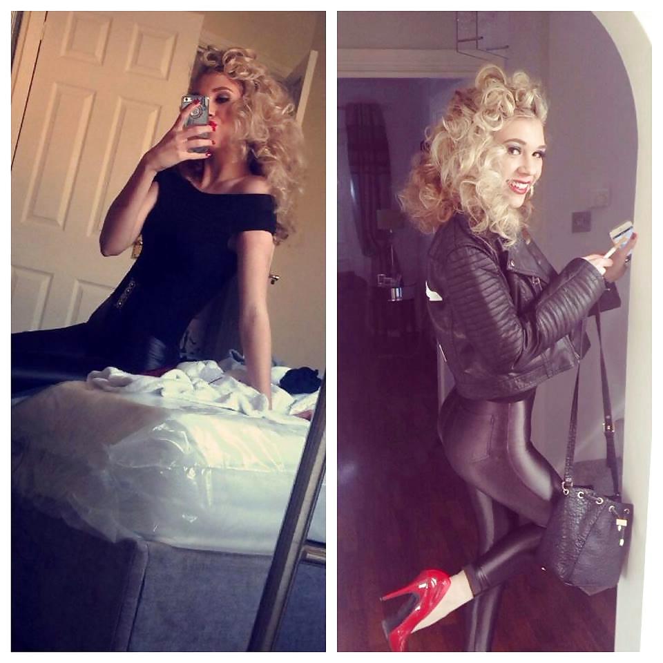 25P Uk skinny bimbo chav slut