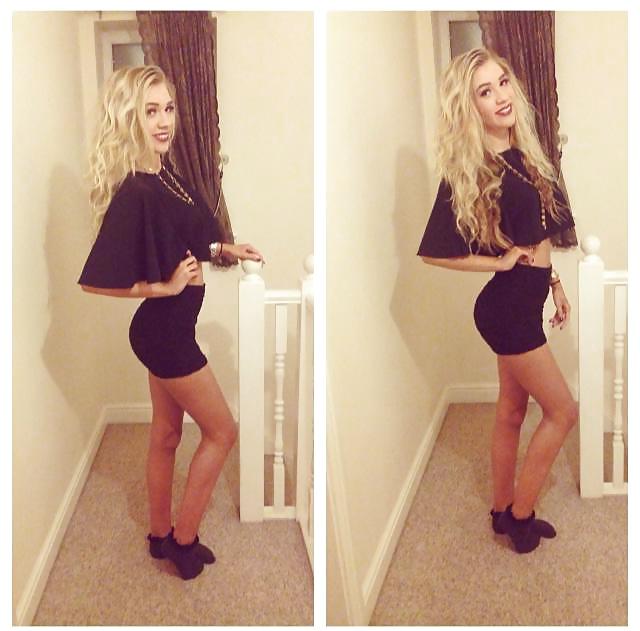 25P Uk skinny bimbo chav slut