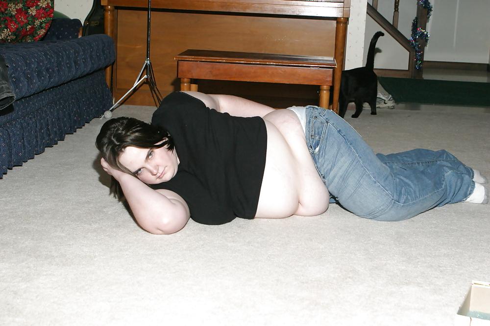 25P Kaylee on jeans- stripping.