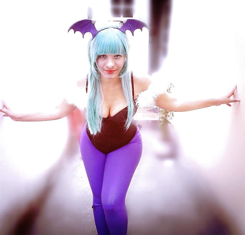 21P Cosplay Morrigan Anime