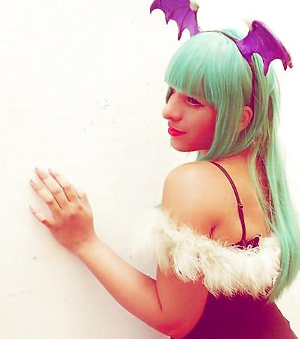 21P Cosplay Morrigan Anime