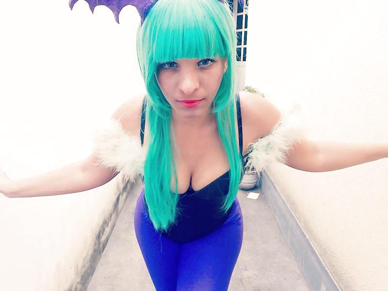 21P Cosplay Morrigan Anime