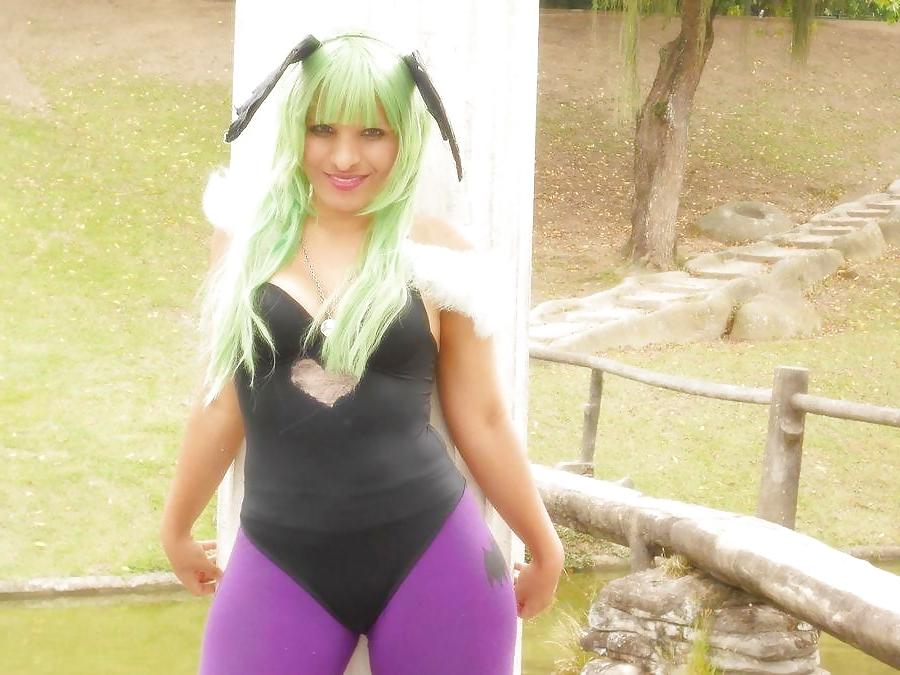 21P Cosplay Morrigan Anime