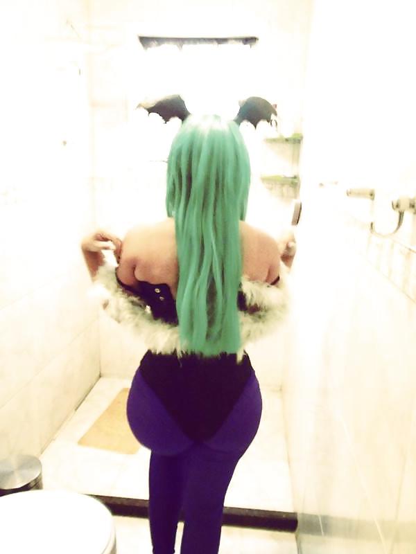 21P Cosplay Morrigan Anime