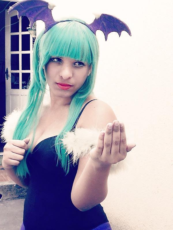21P Cosplay Morrigan Anime