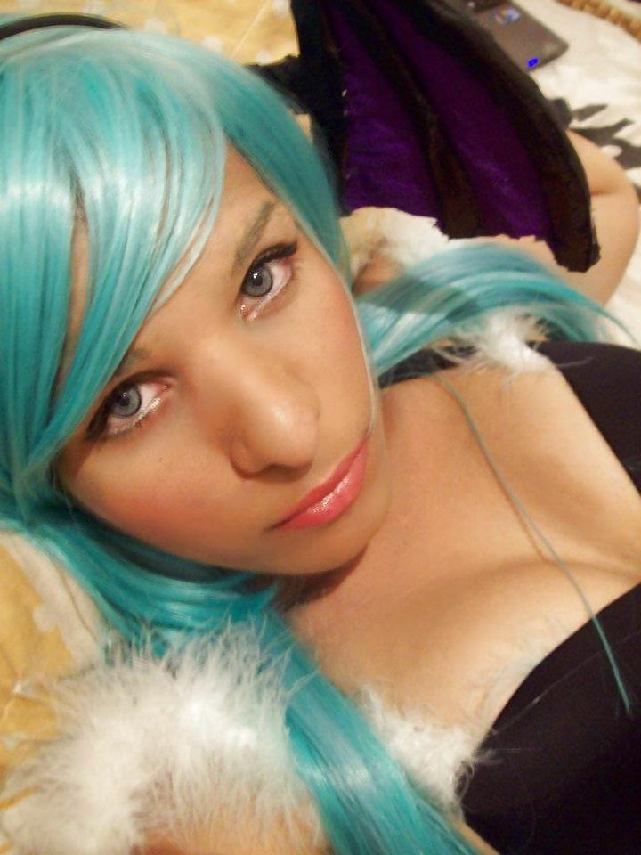 21P Cosplay Morrigan Anime