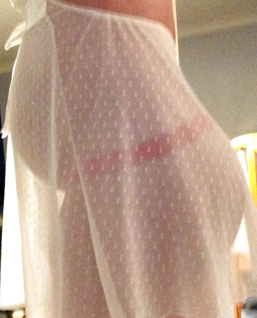 19P Curvy fat pregnant teen babe in see through lingerie