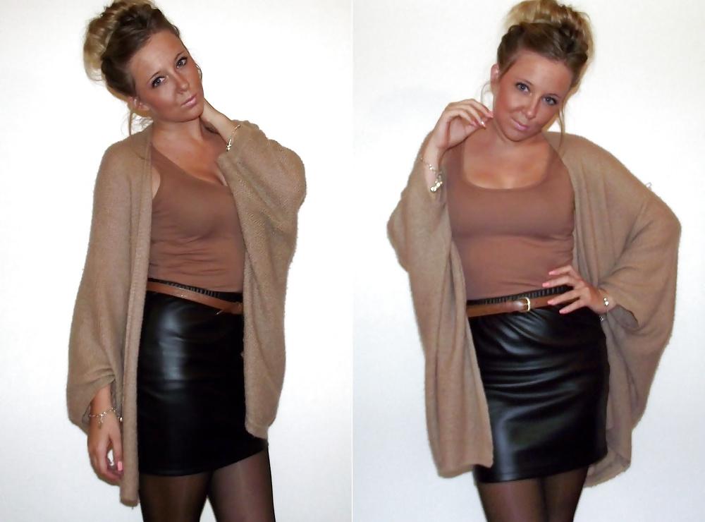 7P Blond haired teeen in leather (NN)