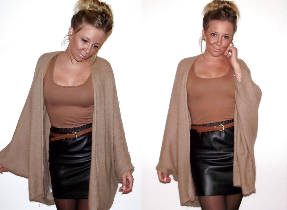 7P Blond haired teeen in leather (NN)