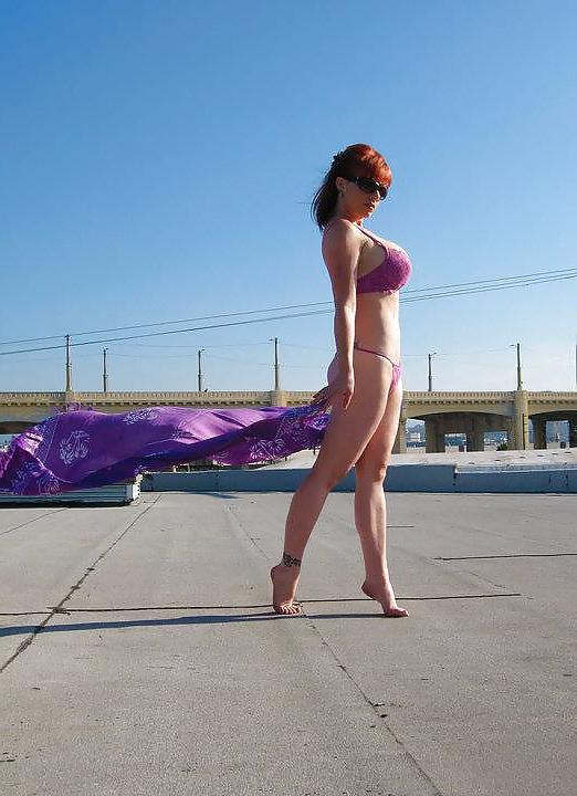 14P I Love This Red Head  Kylie Ireland