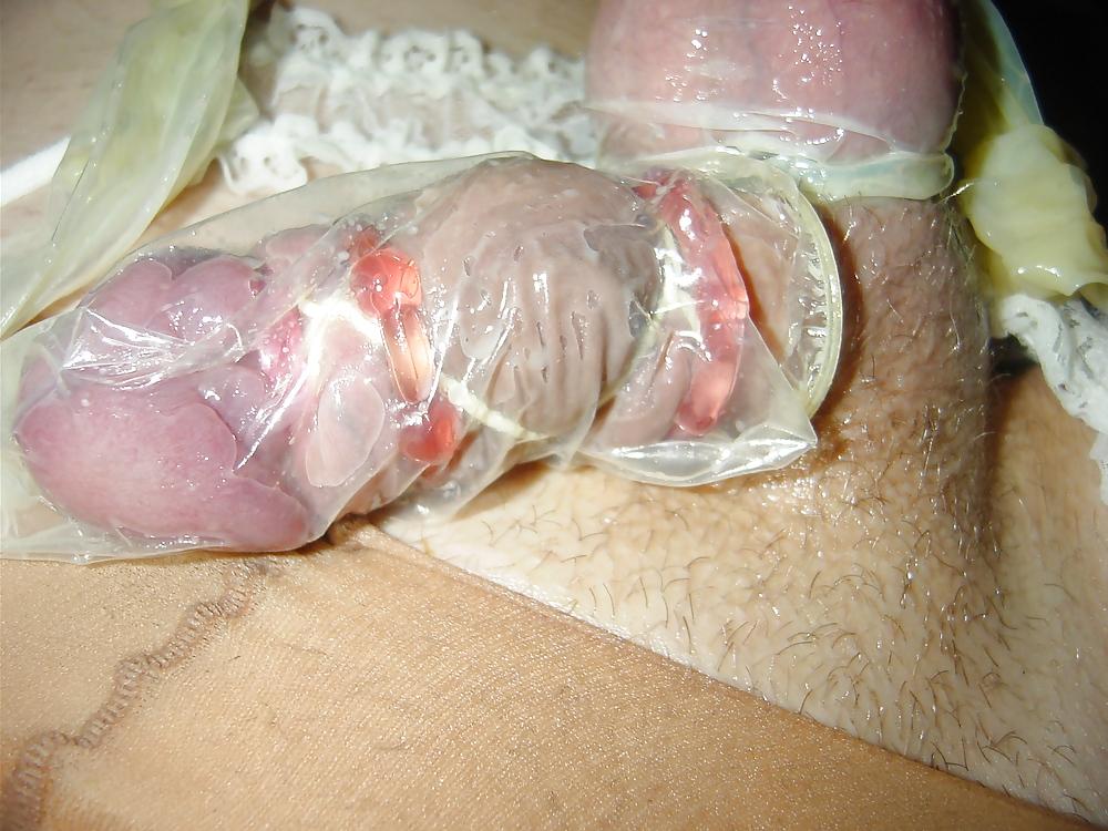 25P Nylon and condom play 2