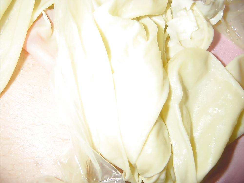 25P Nylon and condom play 2