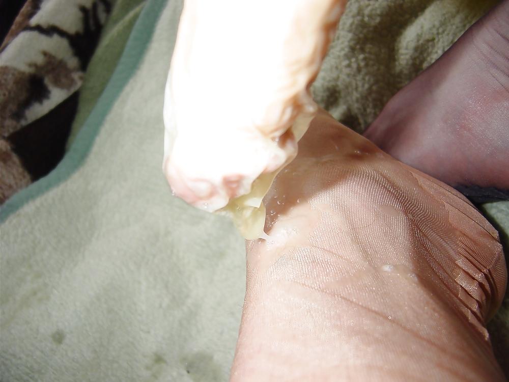 25P Nylon and condom play 2