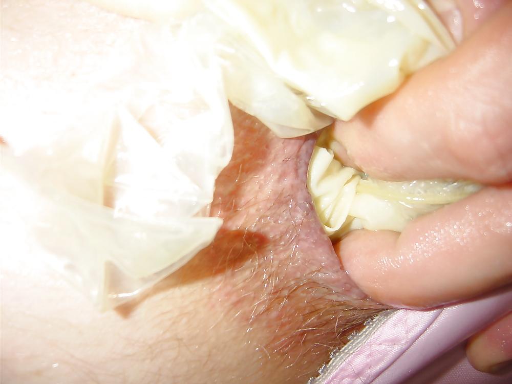 25P Nylon and condom play 2