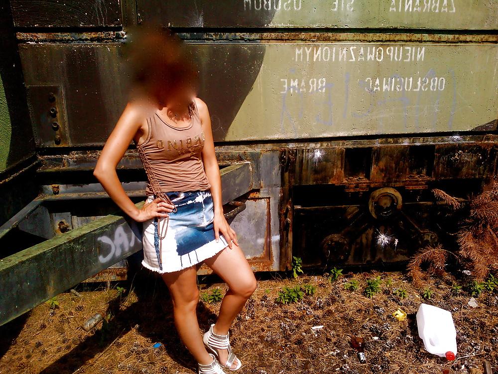 23P On a old Army Airport in Poland - Hot Outdoor Pictures 
