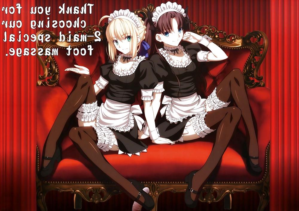8P Anime-Mädchen spielen mit einem echten Schwanz (mit Bildunterschriften) – Nr. 120
