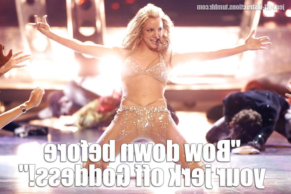 6P Britney Spears - Jerk Off Instructions