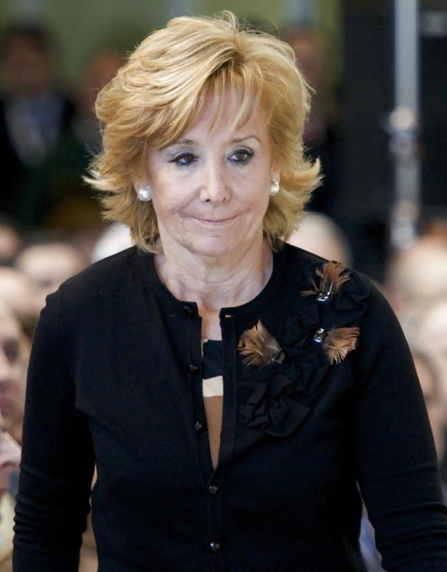 25P Love jerking off to conservative Esperanza Aguirre 