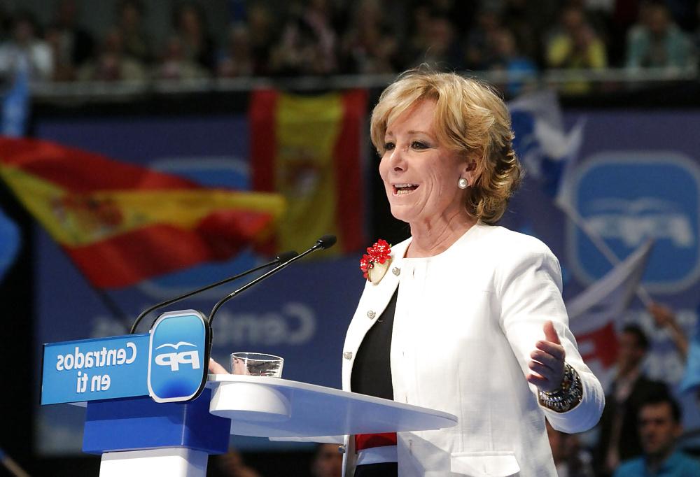 25P Love jerking off to conservative Esperanza Aguirre 